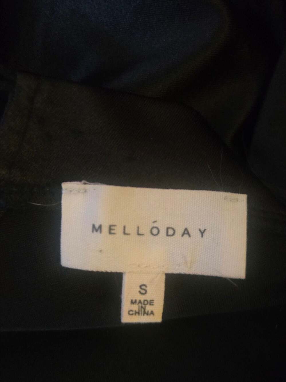 Melloday Mock Neck Sleeveless Ruched Maxi Dress in Black - Picture 5 of 7